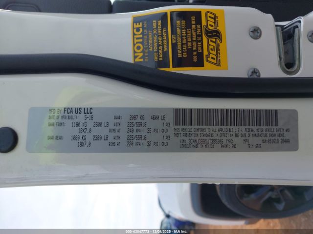 2018 JEEP COMPASS 3C4NJDBB5JT395306 Photo 8