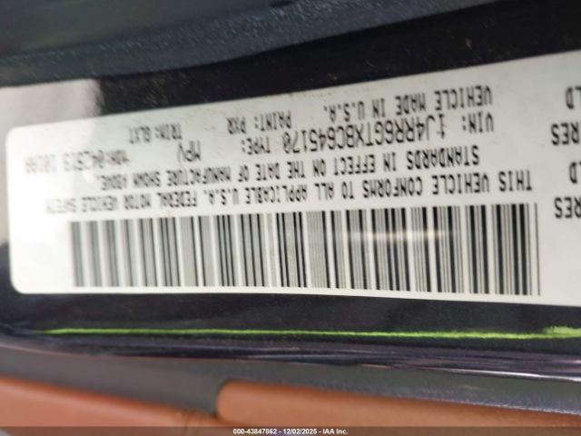 2011 JEEP GRAND CHEROKEE 1J4RR6GTXBC645170 Photo 8