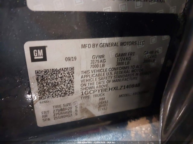 Chevrolet Silverado 1500 2020 1GCPYBEHXLZ140848 Image 9