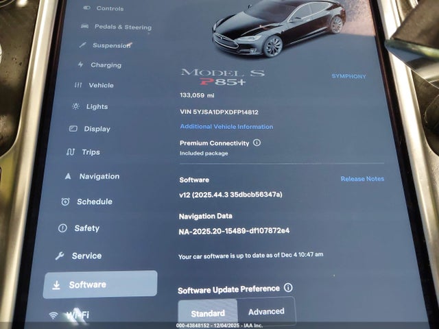 2013 TESLA MODEL S 5YJSA1DPXDFP14812 Photo 6