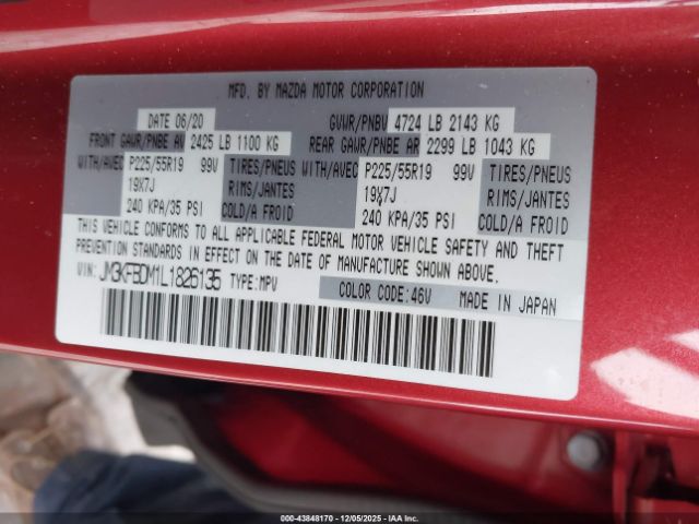 2020 MAZDA CX-5 JM3KFBDM1L1826135 Photo 8