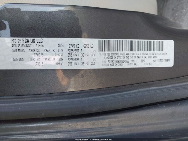 2016 CHRYSLER TOWN & COUNTRY 2C4RC1BG6GR214960 Photo 8