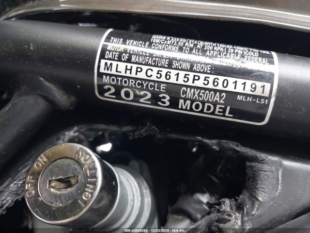 2023 HONDA CMX500 MLHPC5615P5601191 Photo 9
