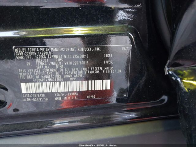 2021 TOYOTA RAV4 HYBRID 4T3B6RFV2MU041696 Photo 8