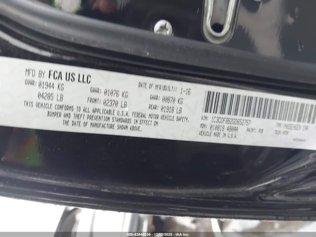 2016 DODGE DART 1C3CDFBB2GD652757 Photo 8