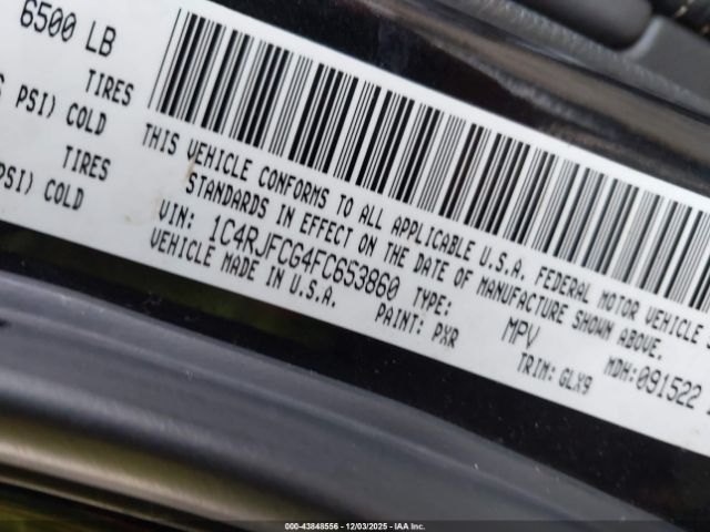 2015 JEEP GRAND CHEROKEE 1C4RJFCG4FC653860 Photo 8