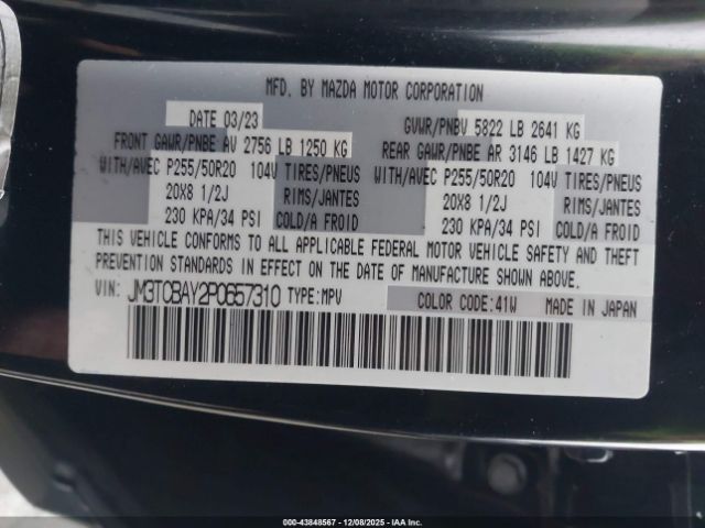 2023 MAZDA CX-9 JM3TCBAY2P0657310 Photo 8