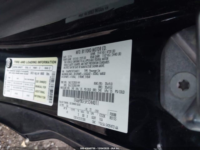 2015 FORD MUSTANG 1FA6P8CF5F5344011 Photo 8