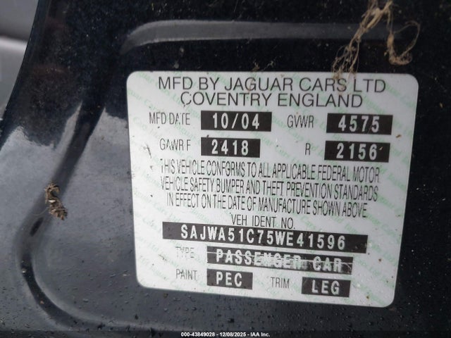 2005 JAGUAR X-TYPE SAJWA51C75WE41596 Photo 8