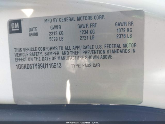 2009 CADILLAC DTS 1G6KD57Y69U116513 Photo 8