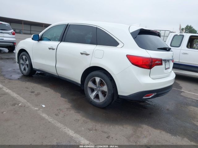 2015 ACURA MDX 5FRYD3H25FB012216 Photo 2