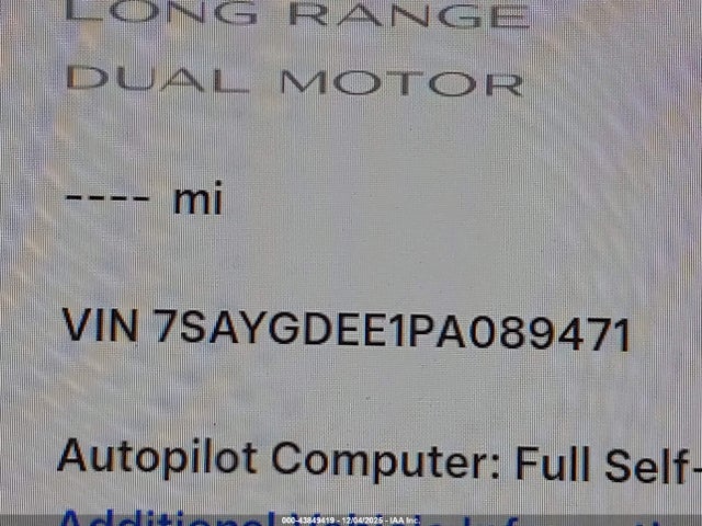 2023 TESLA MODEL Y 7SAYGDEE1PA089471 Photo 8