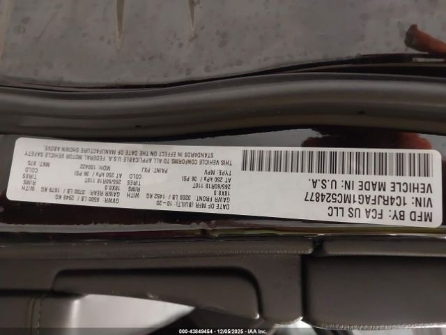 2021 JEEP GRAND CHEROKEE 1C4RJFAG1MC524877 Photo 8