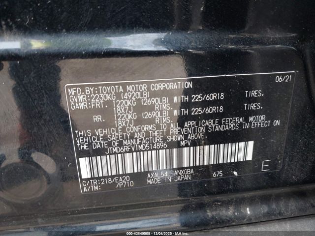 2021 TOYOTA RAV4 HYBRID JTMD6RFV1MD514896 Photo 8