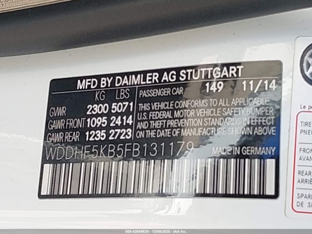 2015 MERCEDES-BENZ E 350 WDDHF5KB5FB131179 Photo 8