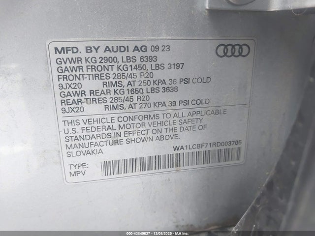 2024 AUDI Q7 WA1LCBF71RD003705 Photo 8