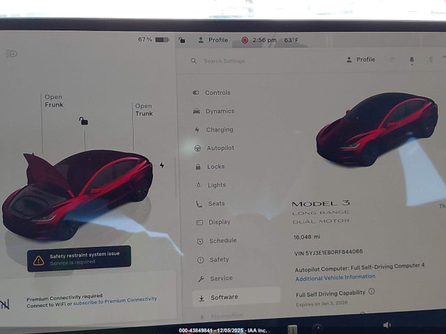2024 TESLA MODEL 3 5YJ3E1EB0RF844066 Photo 6