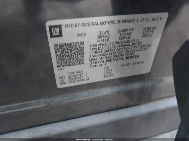 2019 GMC TERRAIN 3GKALMEV2KL368519 Photo 8