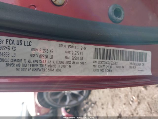 2018 DODGE CHALLENGER 2C3CDZAG6JH231763 Photo 8