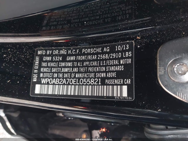 2014 PORSCHE PANAMERA WP0AB2A70EL055821 Photo 8