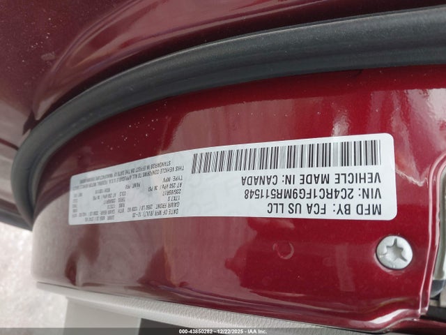 2021 CHRYSLER PACIFICA 2C4RC1FG9MR511548 Photo 8