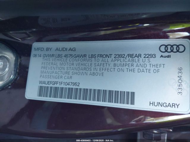 2015 AUDI A3 WAUEFGFF1F1047952 Photo 8