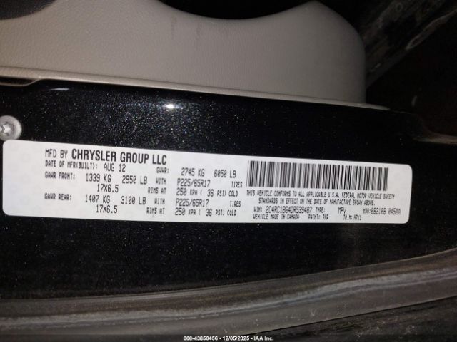 2013 CHRYSLER TOWN & COUNTRY 2C4RC1BG4DR539487 Photo 8