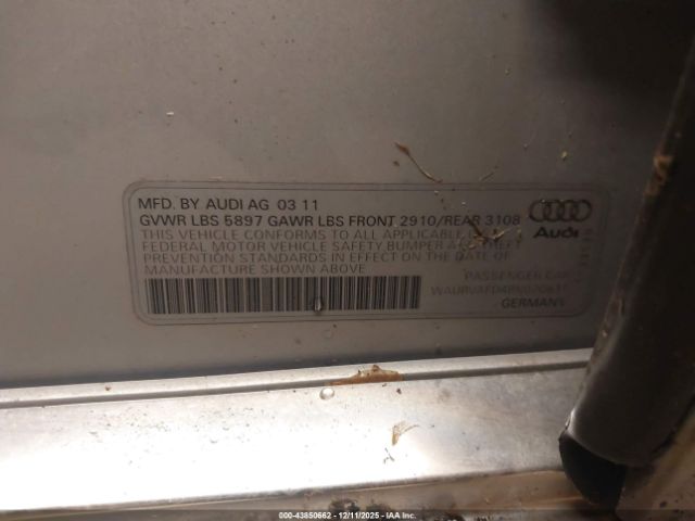 2011 AUDI A8 L WAURVAFD4BN020831 Photo 8