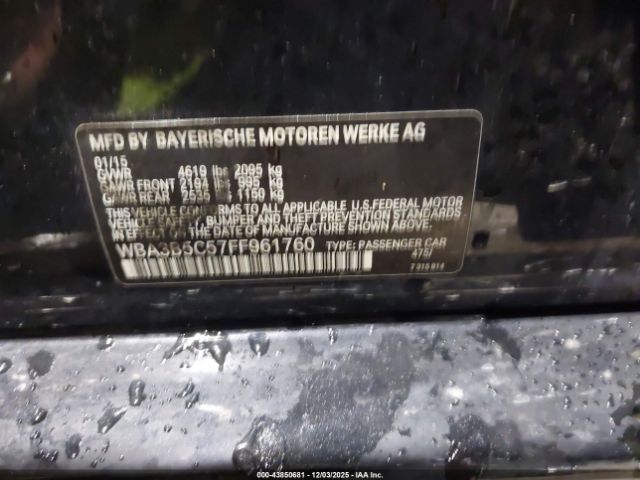 2015 BMW 328I WBA3B5C57FF961760 Photo 8