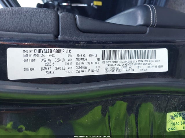 2014 JEEP GRAND CHEROKEE 1C4RJFBG0EC325898 Photo 8