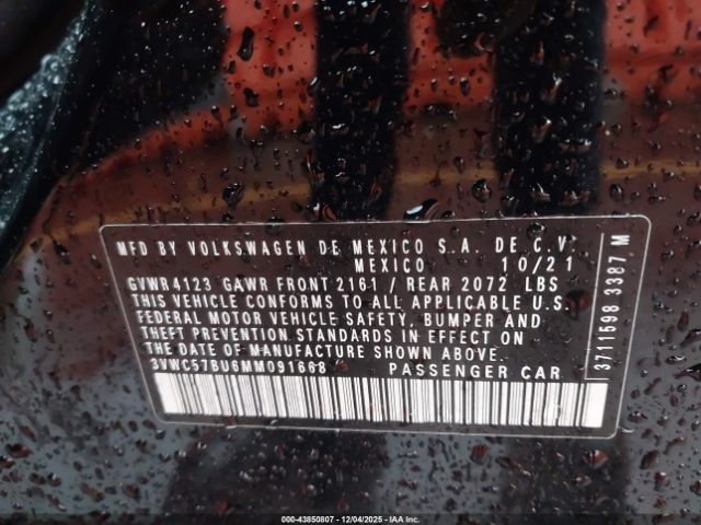 2021 VOLKSWAGEN JETTA 3VWC57BU6MM091668 Photo 8