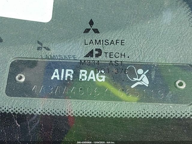 2000 MITSUBISHI GALANT 4A3AA46G6YE065119 Photo 8