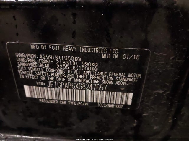 Subaru Impreza 2.0i Premium 2016 JF1GPAB6XG8247657 Image 9