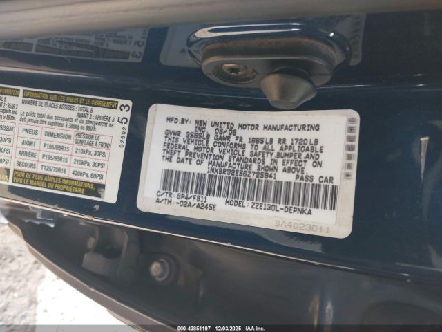 2006 TOYOTA COROLLA 1NXBR32E56Z725941 Photo 8