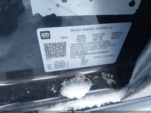 2024 GMC SIERRA 1500 1GTUUDED1RZ302933 Photo 8