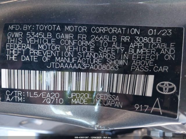 2023 TOYOTA MIRAI JTDAAAAA3PA008063 Photo 8