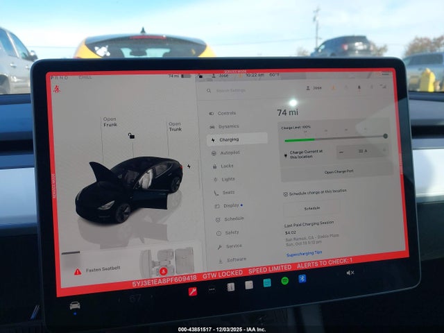 Tesla Model 3 Rear-wheel Drive 2023 5YJ3E1EA8PF609418 Image 18