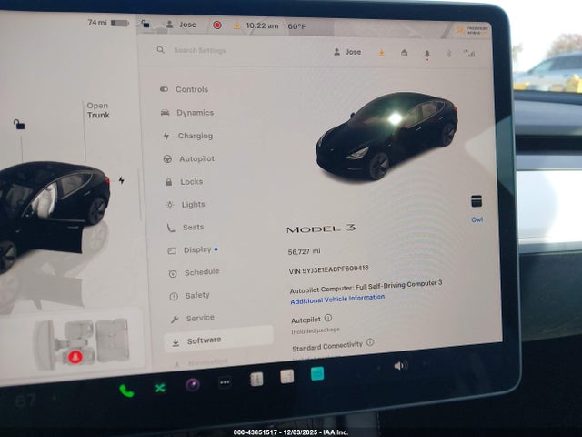 2023 TESLA MODEL 3 5YJ3E1EA8PF609418 Photo 6