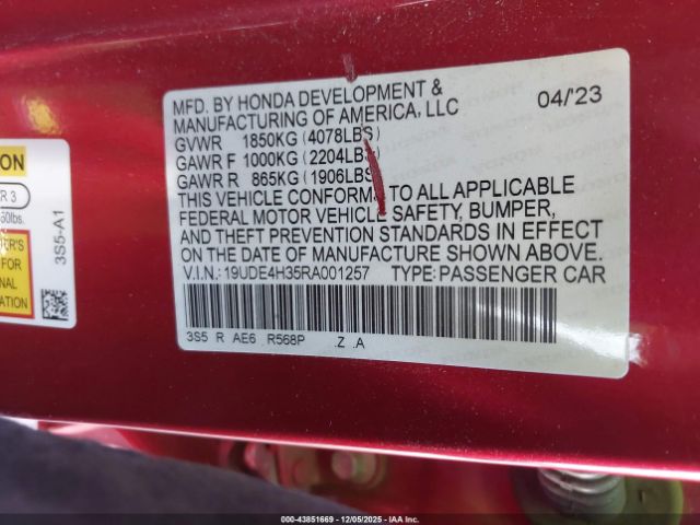 2024 ACURA INTEGRA 19UDE4H35RA001257 Photo 8