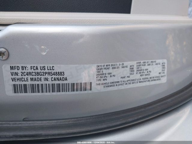 2023 CHRYSLER PACIFICA 2C4RC3BG2PR548883 Photo 8