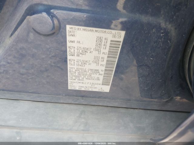 2020 NISSAN ROGUE 5N1AT2MT8LC719104 Photo 8