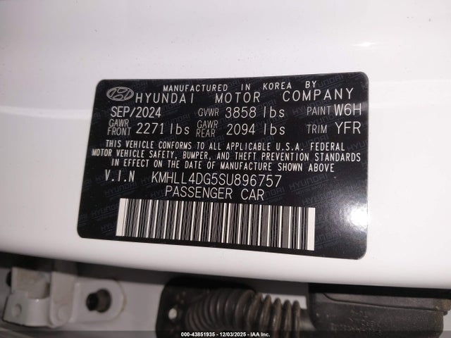 Hyundai ELANTRA SE 2025 KMHLL4DG5SU896757 Image 9