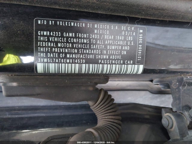 2014 VOLKSWAGEN BEETLE 3VW5L7AT6EM814539 Photo 8