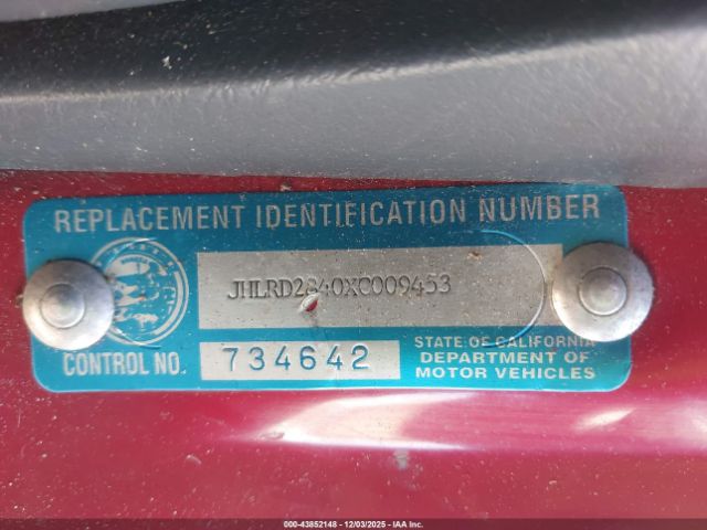 1999 HONDA CR-V JHLRD2840XC009453 Photo 8