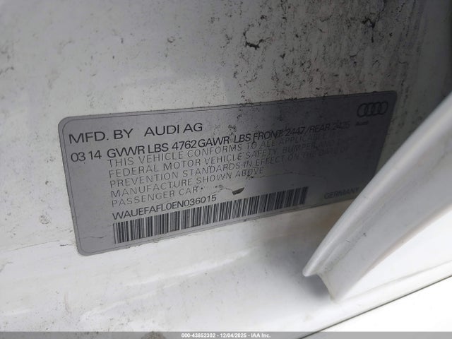 2014 AUDI A4 WAUEFAFL0EN036015 Photo 8