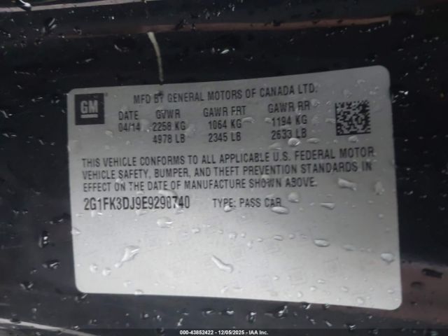 2014 CHEVROLET CAMARO 2G1FK3DJ9E9290740 Photo 8