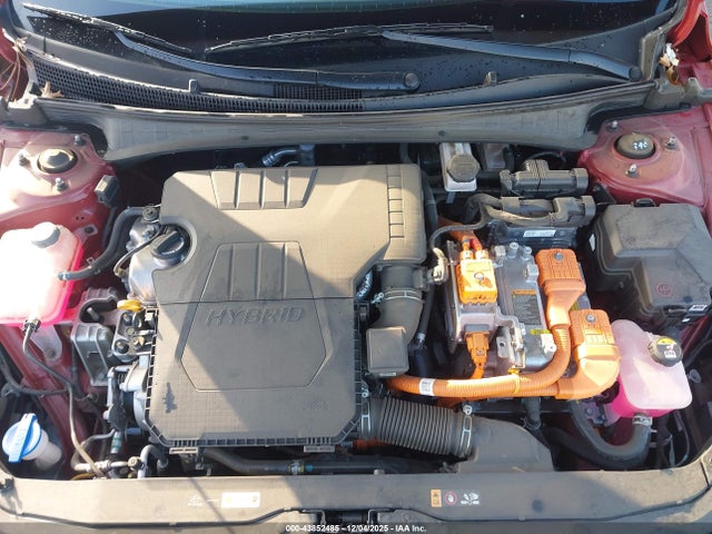 KMHLM4AJXPU088599 Hyundai Elantra Hybrid Blue
