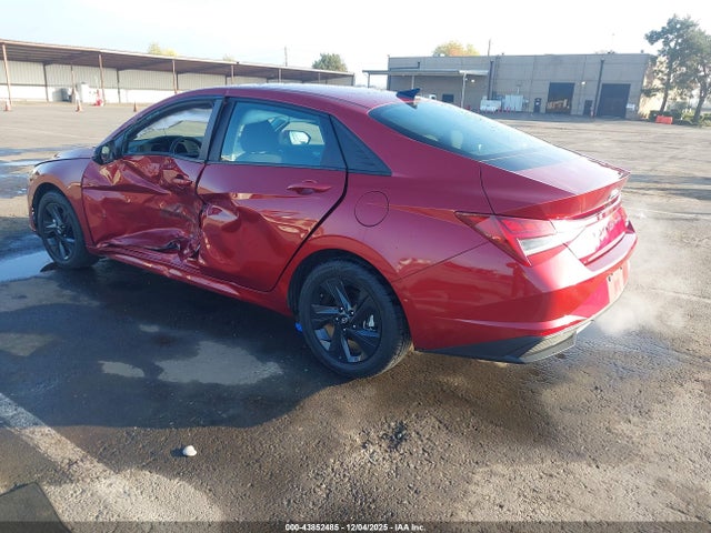 KMHLM4AJXPU088599 Hyundai Elantra Hybrid Blue