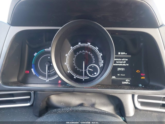 KMHLM4AJXPU088599 Hyundai Elantra Hybrid Blue
