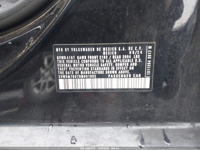 3VW5M7BU7RM091892 Volkswagen Jetta 1.5t S
